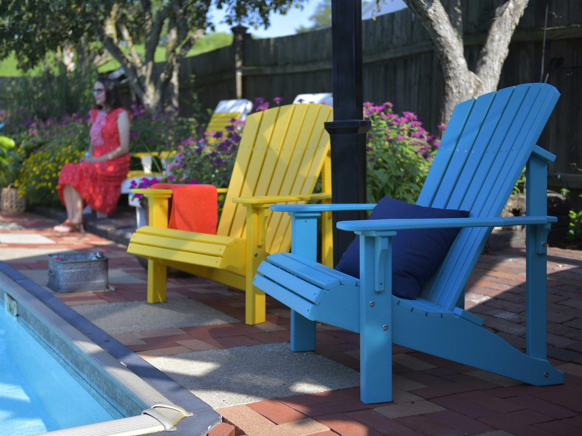 LuxCraft Recycled Plastic Outdoor Lounge Set