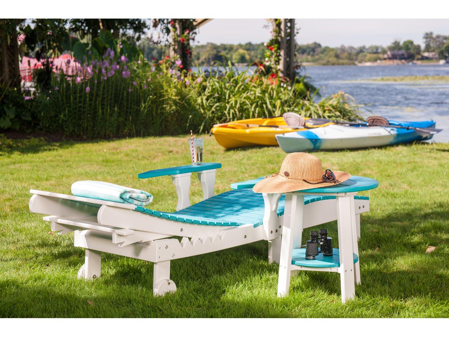 LuxCraft Recycled Plastic Outdoor Patio Lounge Set