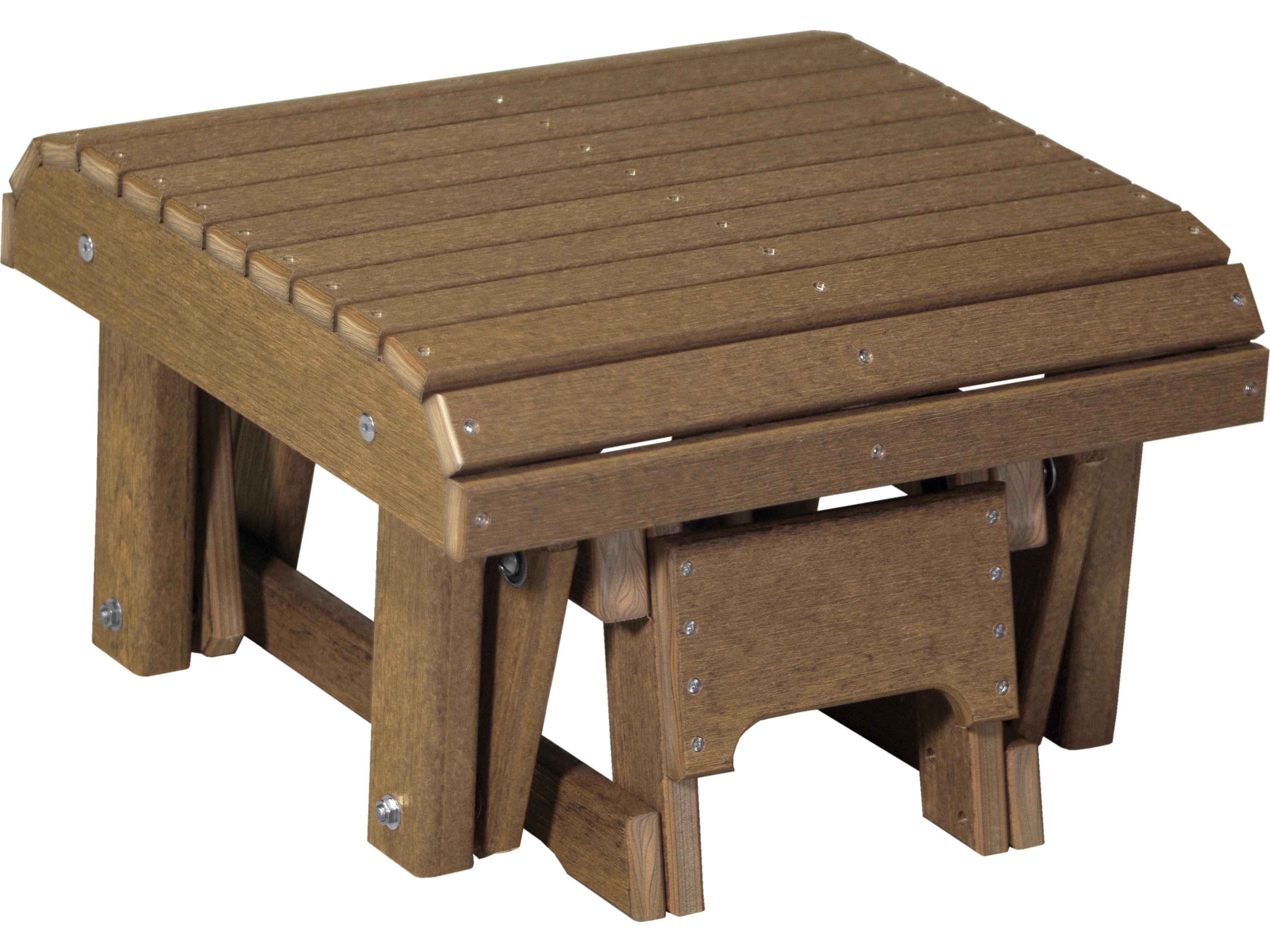 LuxCraft Recycled Plastic Glider Footrest