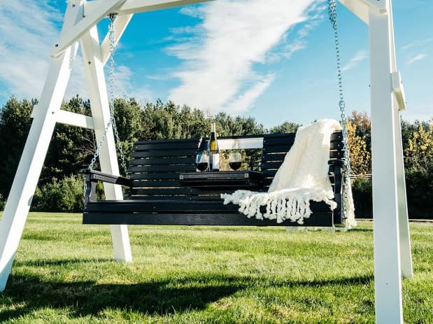 LuxCraft Plain Recycled Plastic Patio Lounge Set