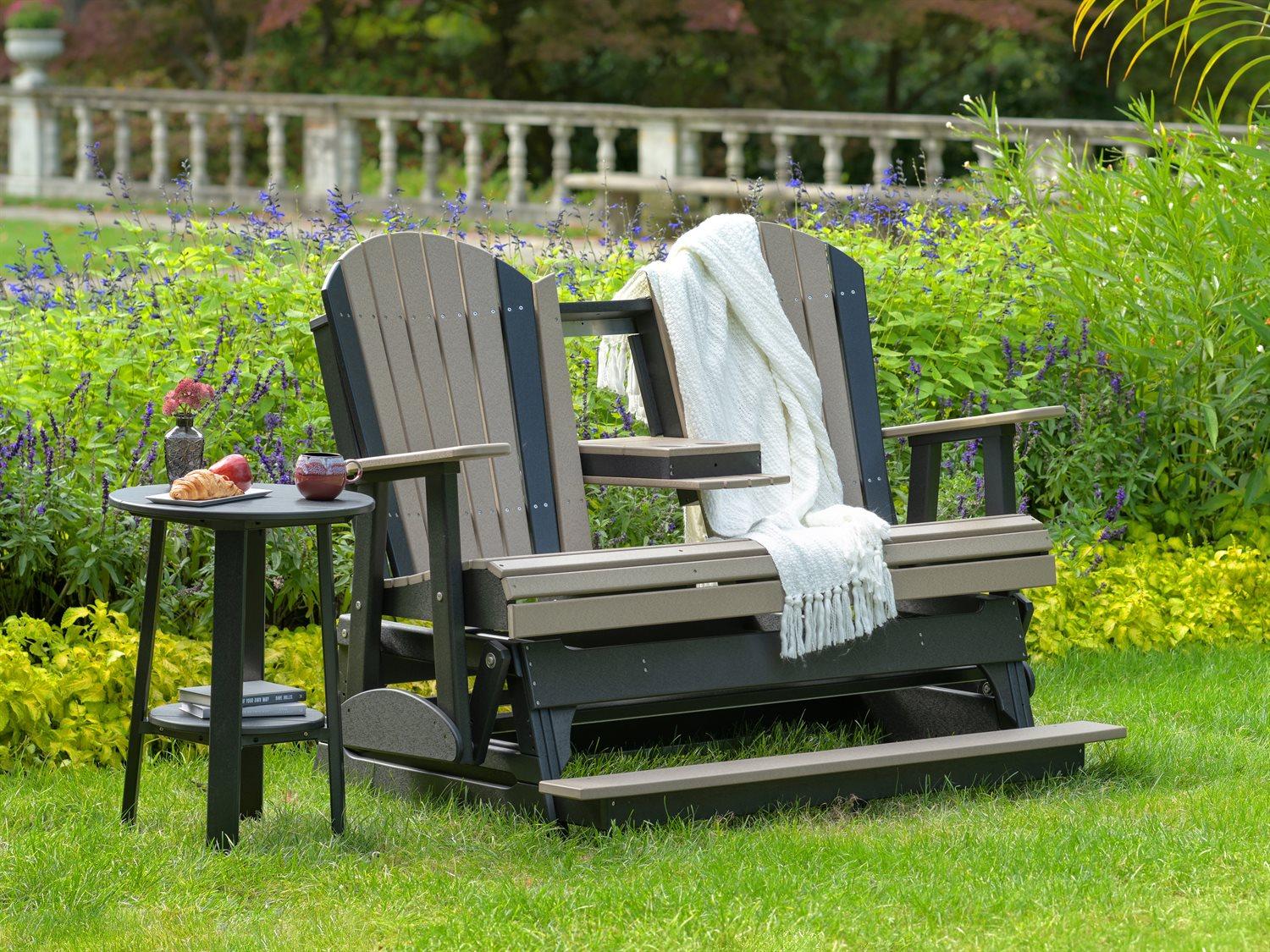 LuxCraft Recycled Plastic Outdoor Patio Lounge Set