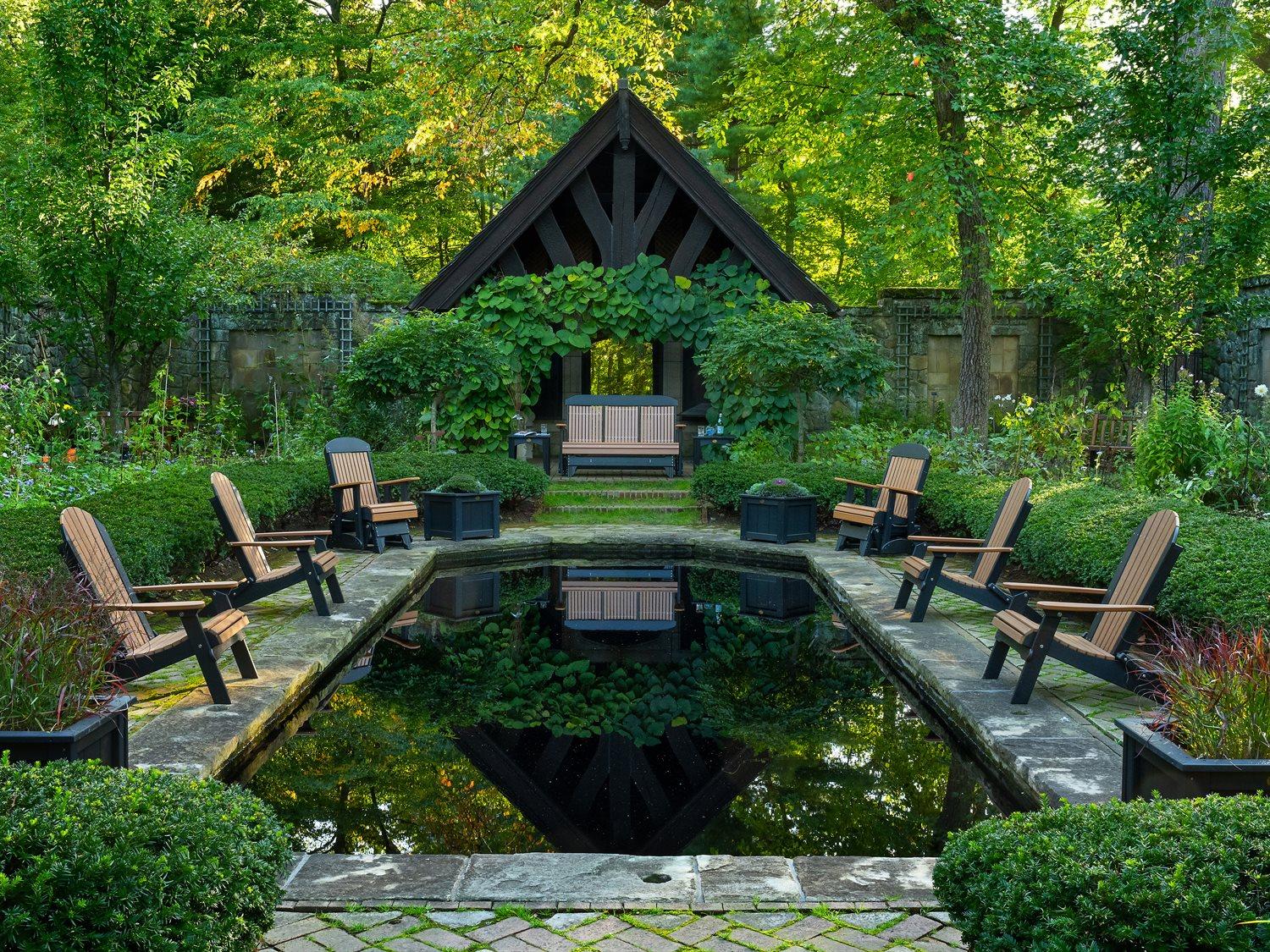 LuxCraft Recycled Plastic Outdoor Patio Lounge Set