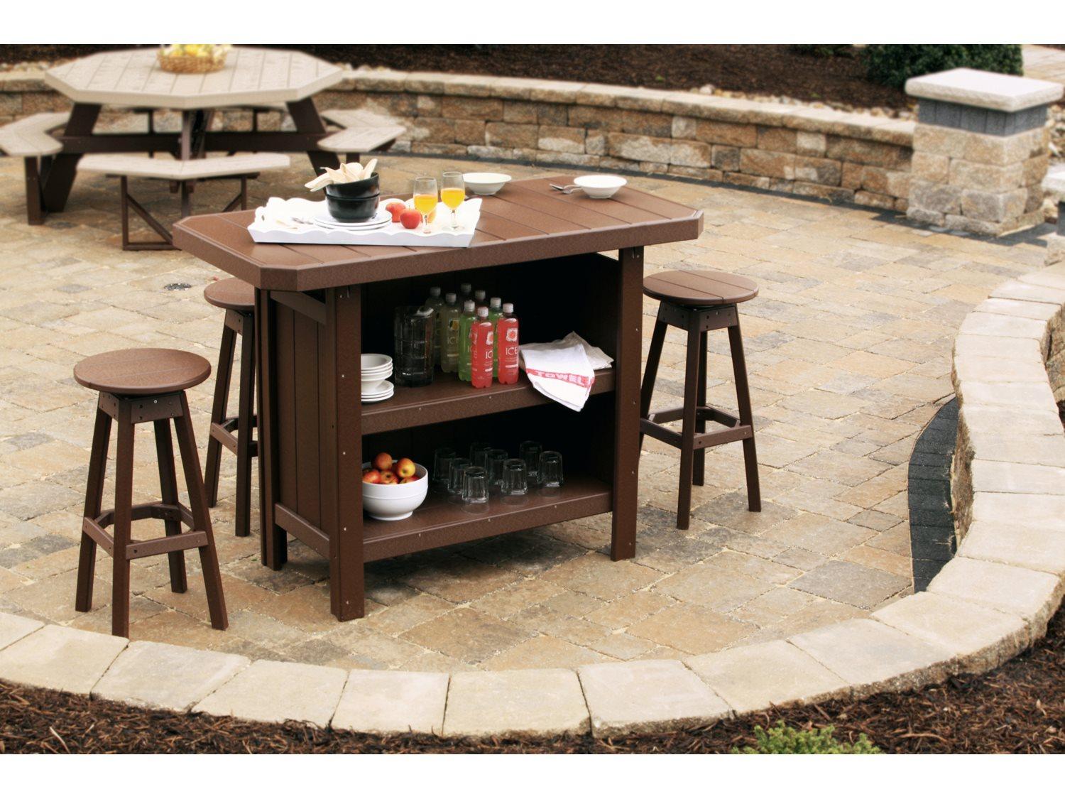 LuxCraft Recycled Plastic Bar Set