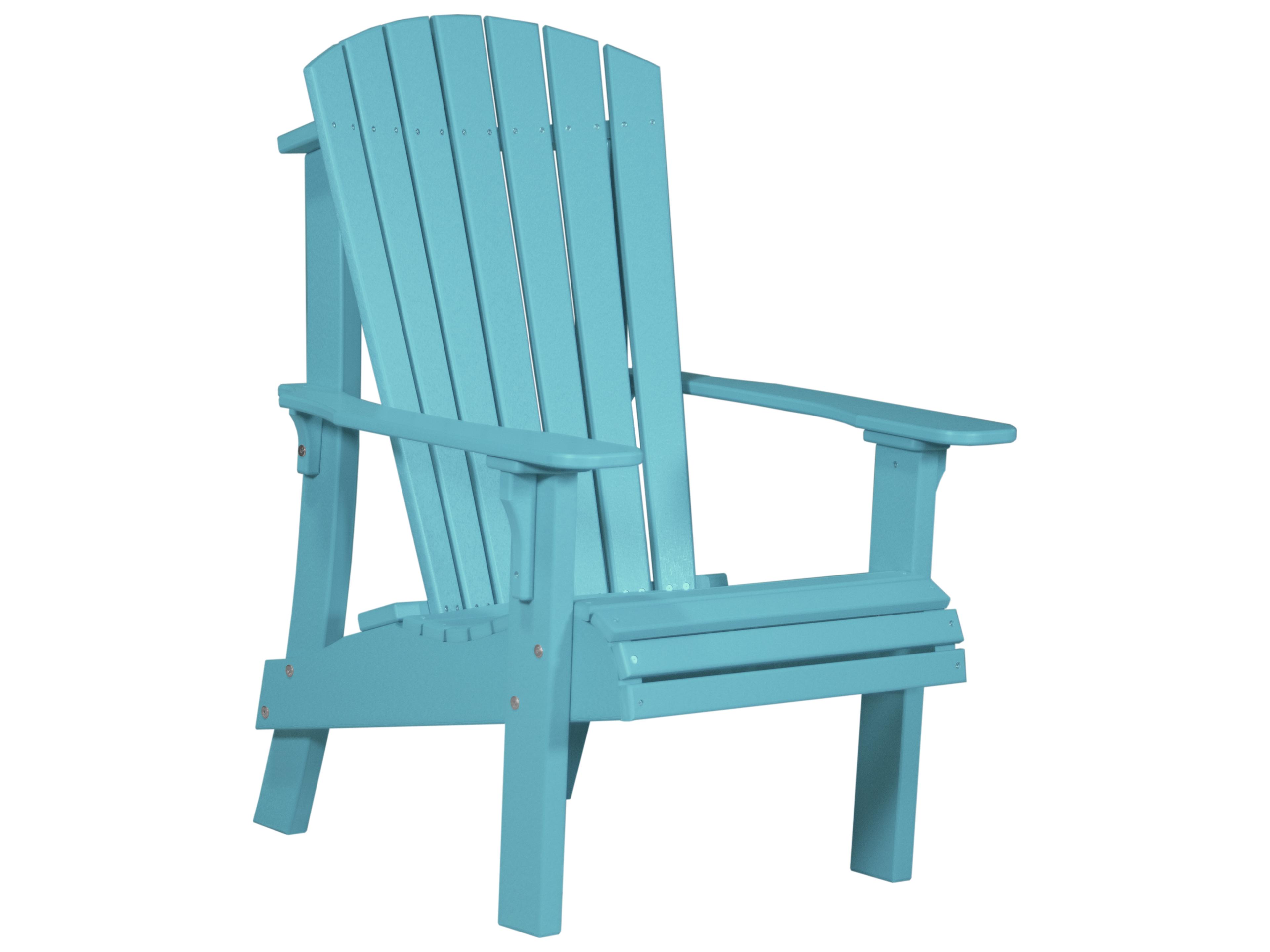 LuxCraft Recycled Plastic Royal Outdoor Adirondack Chair