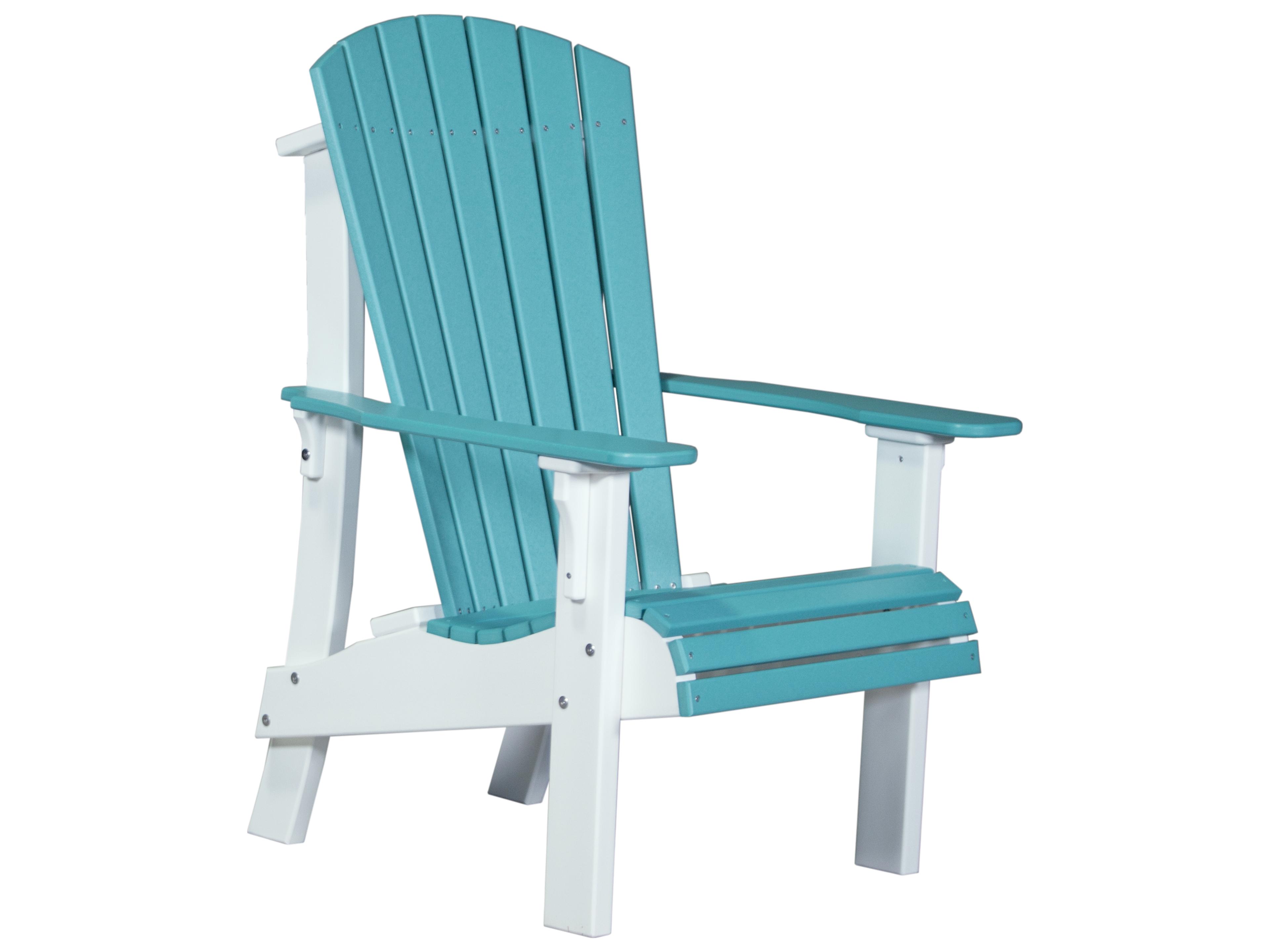 LuxCraft Recycled Plastic Royal Outdoor Adirondack Chair