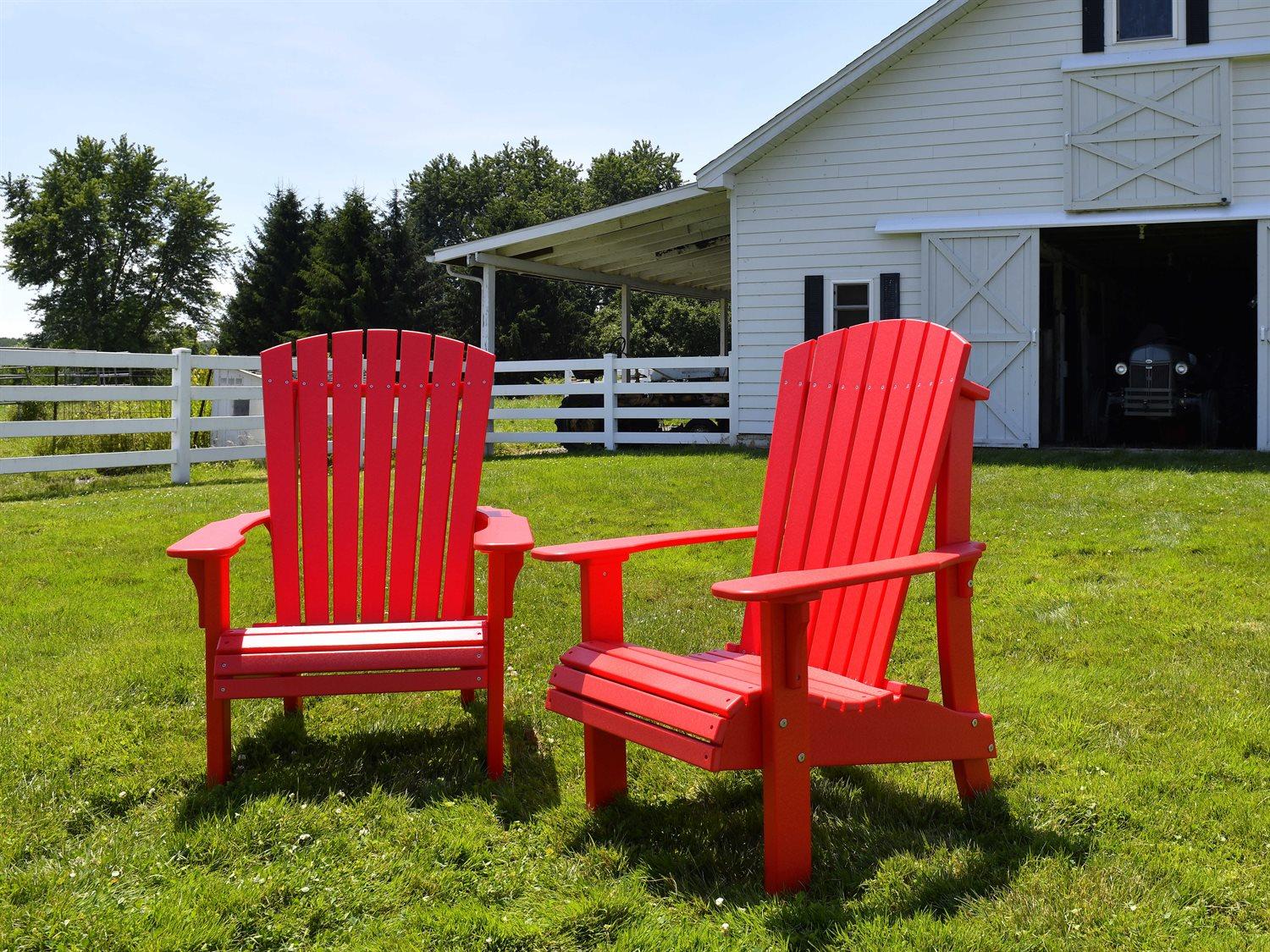 LuxCraft Recycled Plastic Outdoor Patio Lounge Set