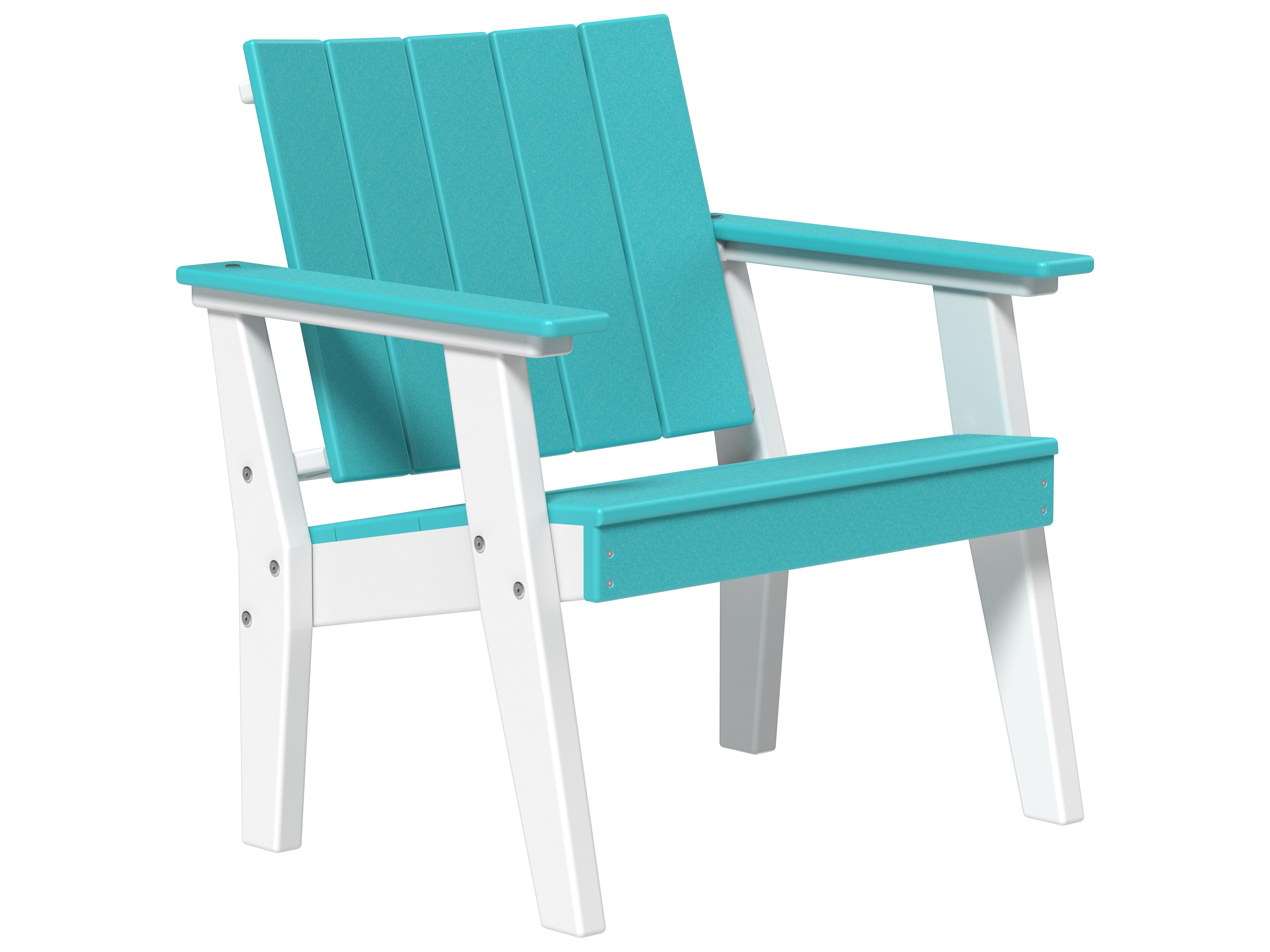 LuxCraft Recycled Plastic Urban Chat Deck Chair