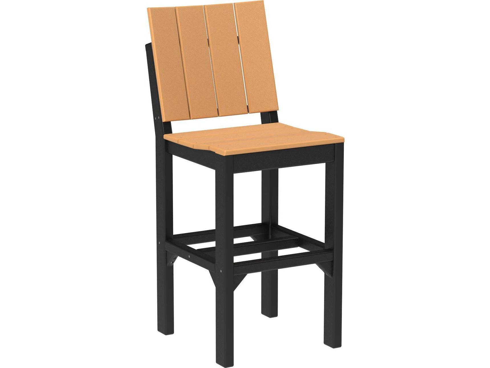 LuxCraft Recycled Plastic Urban Bar Height Side Chair