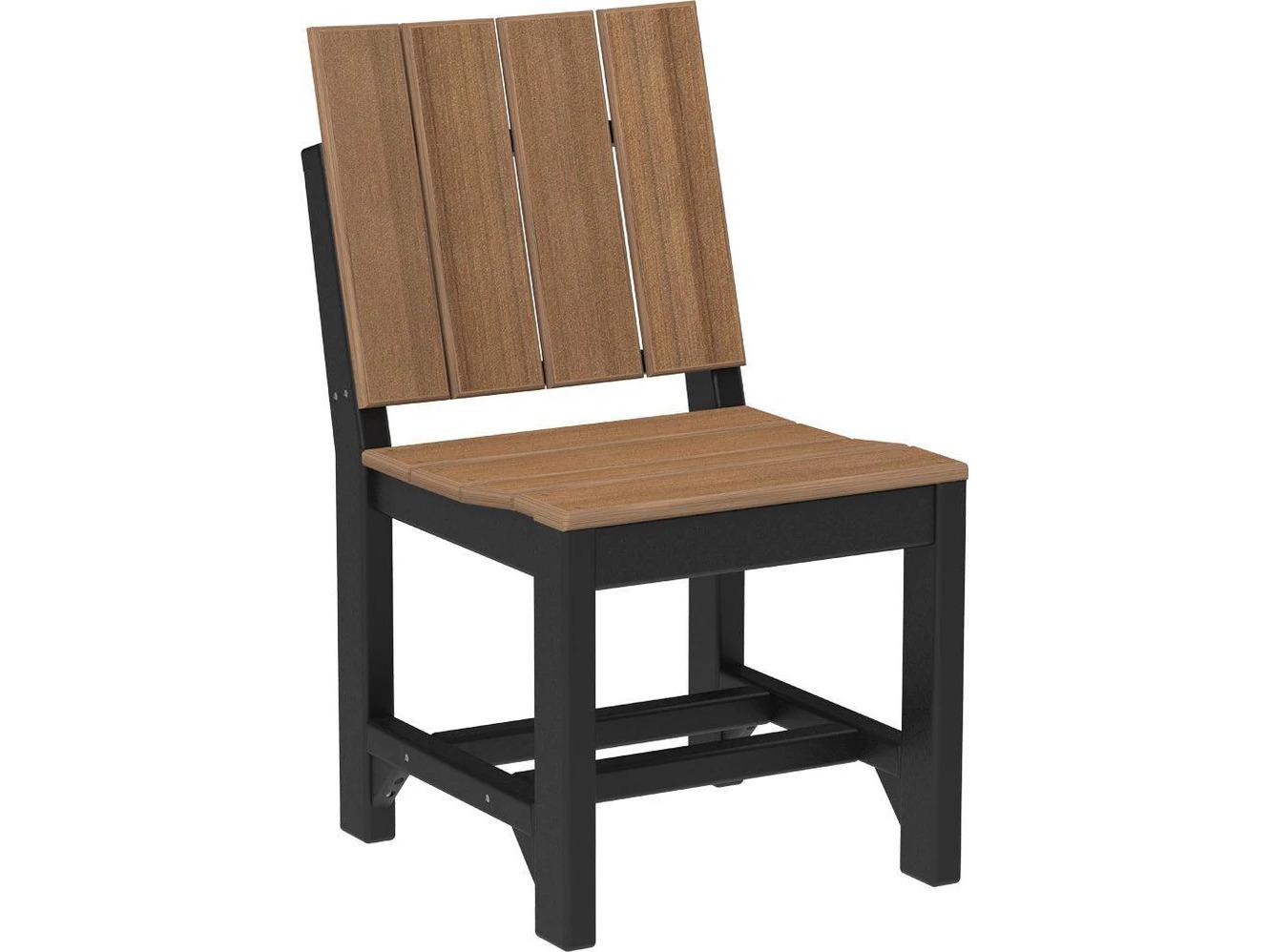 LuxCraft Recycled Plastic Urban Dining Height Side Chair