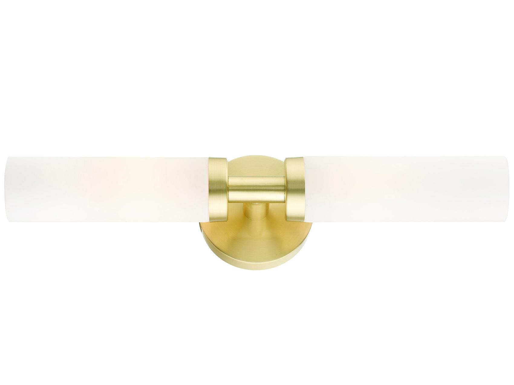 Livex Lighting Aero 2-light Satin Brass Wall Sconce