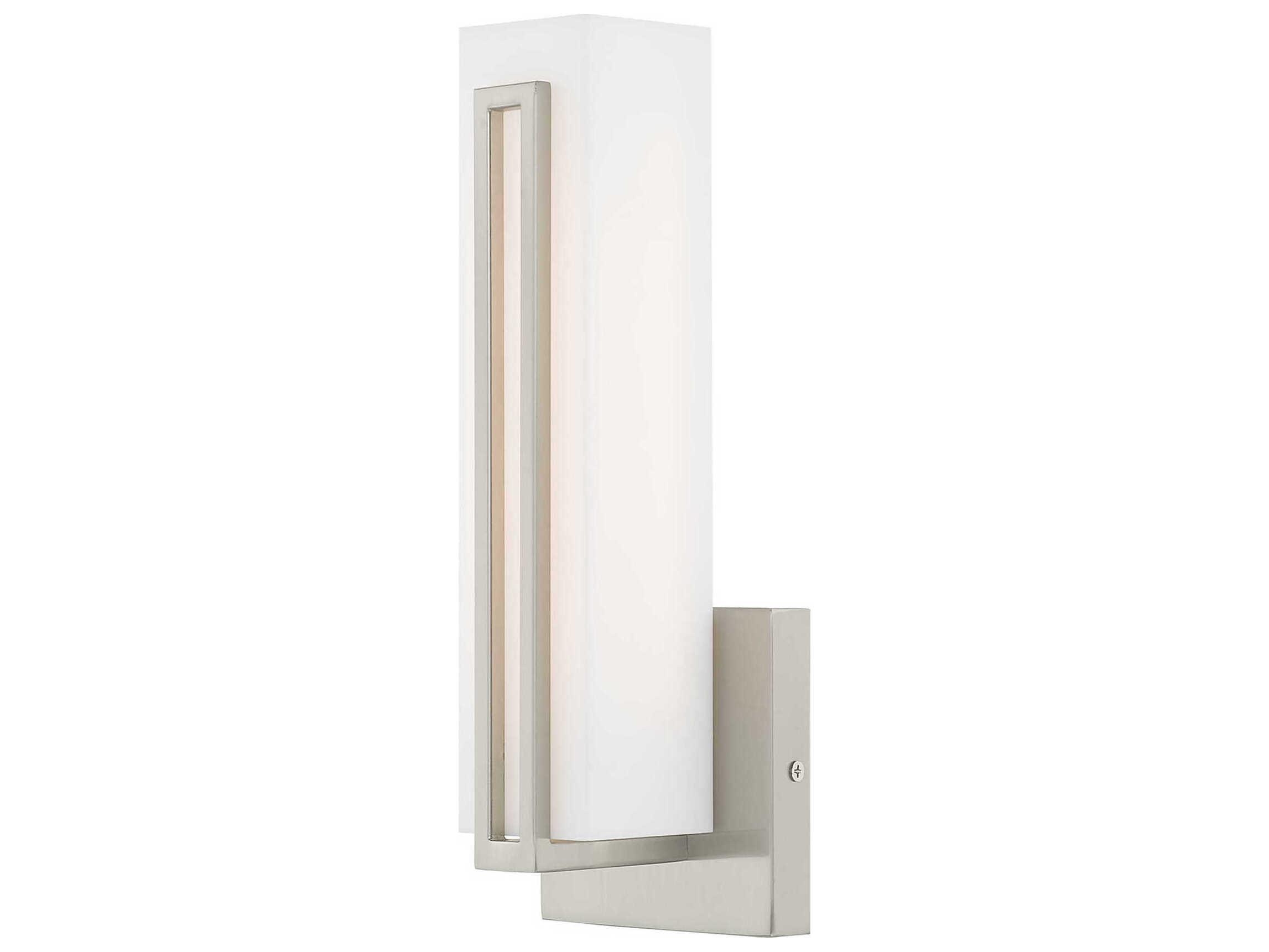 Livex Lighting Fulton Brushed Nickel LED Wall Sconce