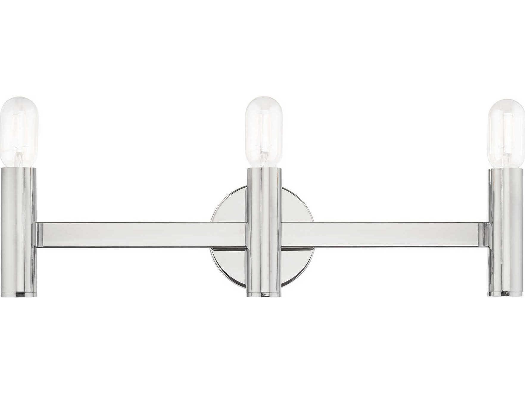 Livex Lighting Copenhagen Polished Chrome Vanity Light