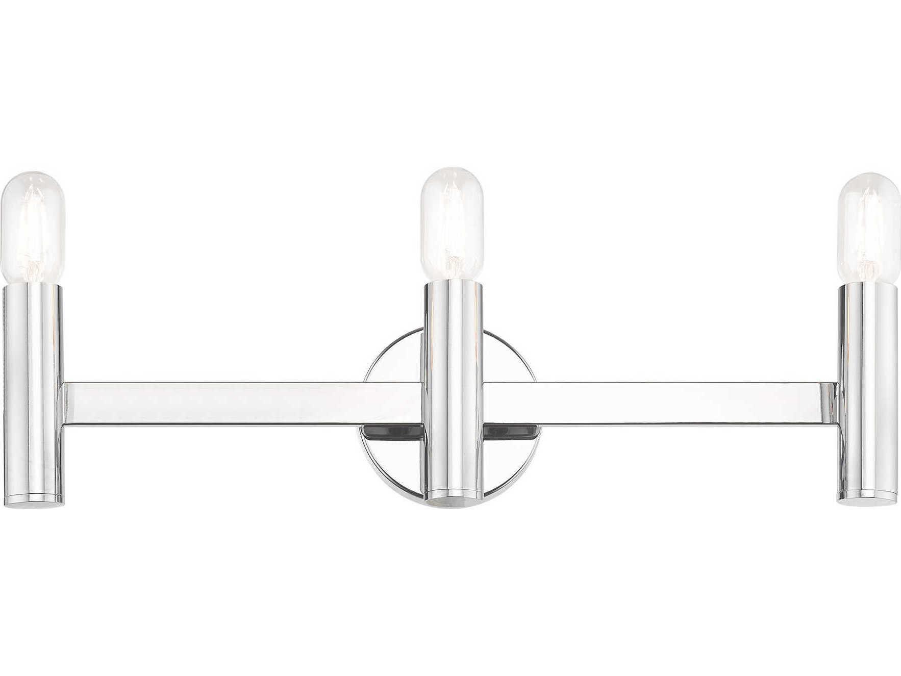 Livex Lighting Copenhagen Polished Chrome Vanity Light