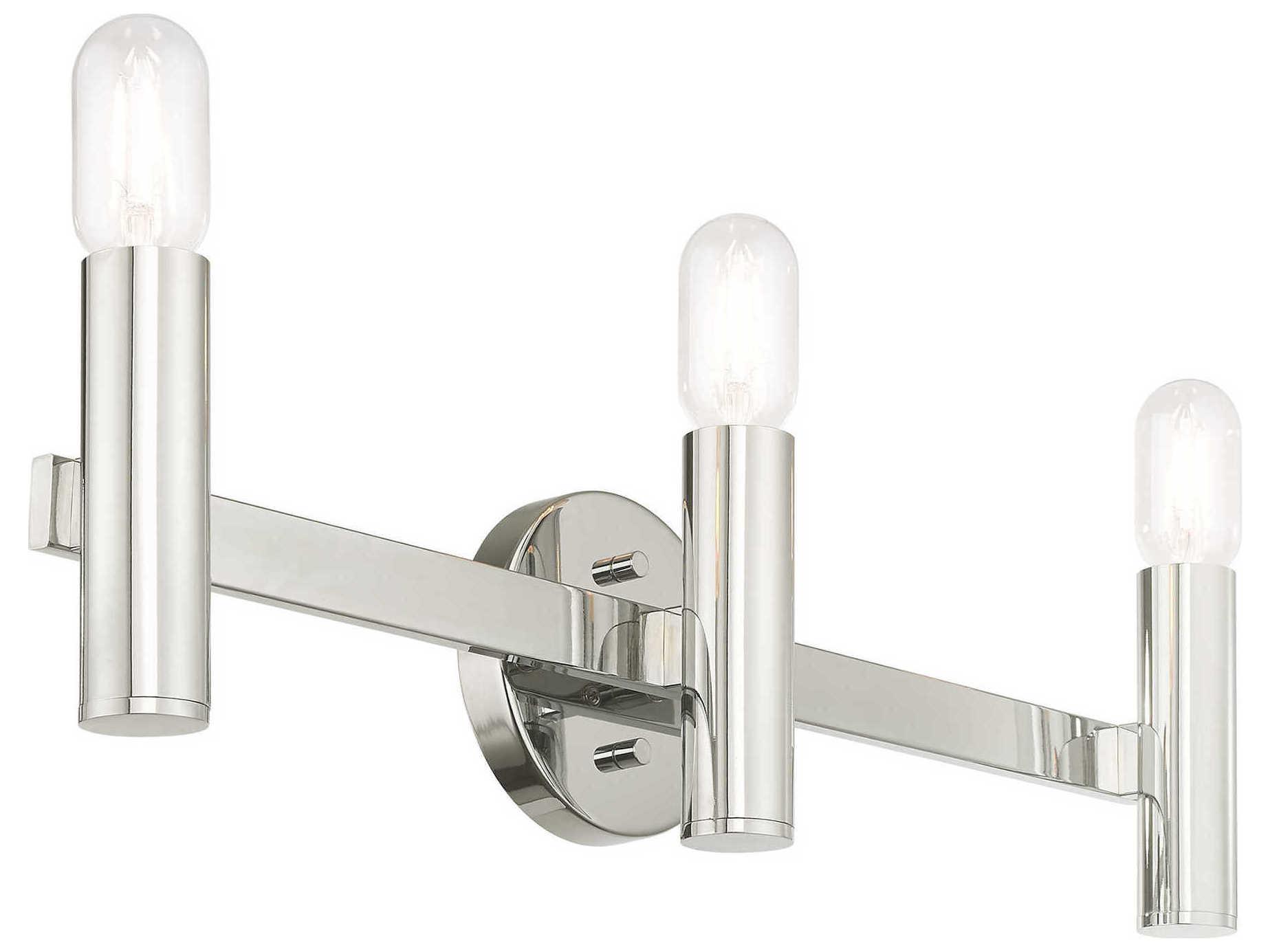 Livex Lighting Copenhagen Polished Chrome Vanity Light