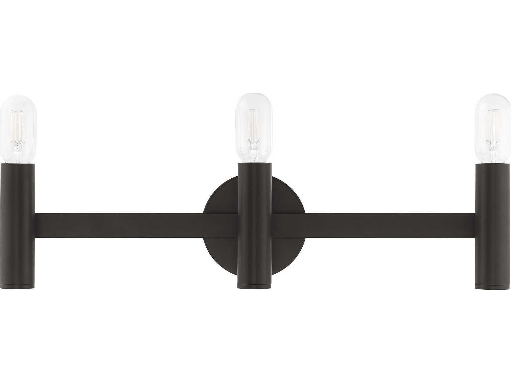Livex Lighting Copenhagen 3-Light Bronze Vanity Light