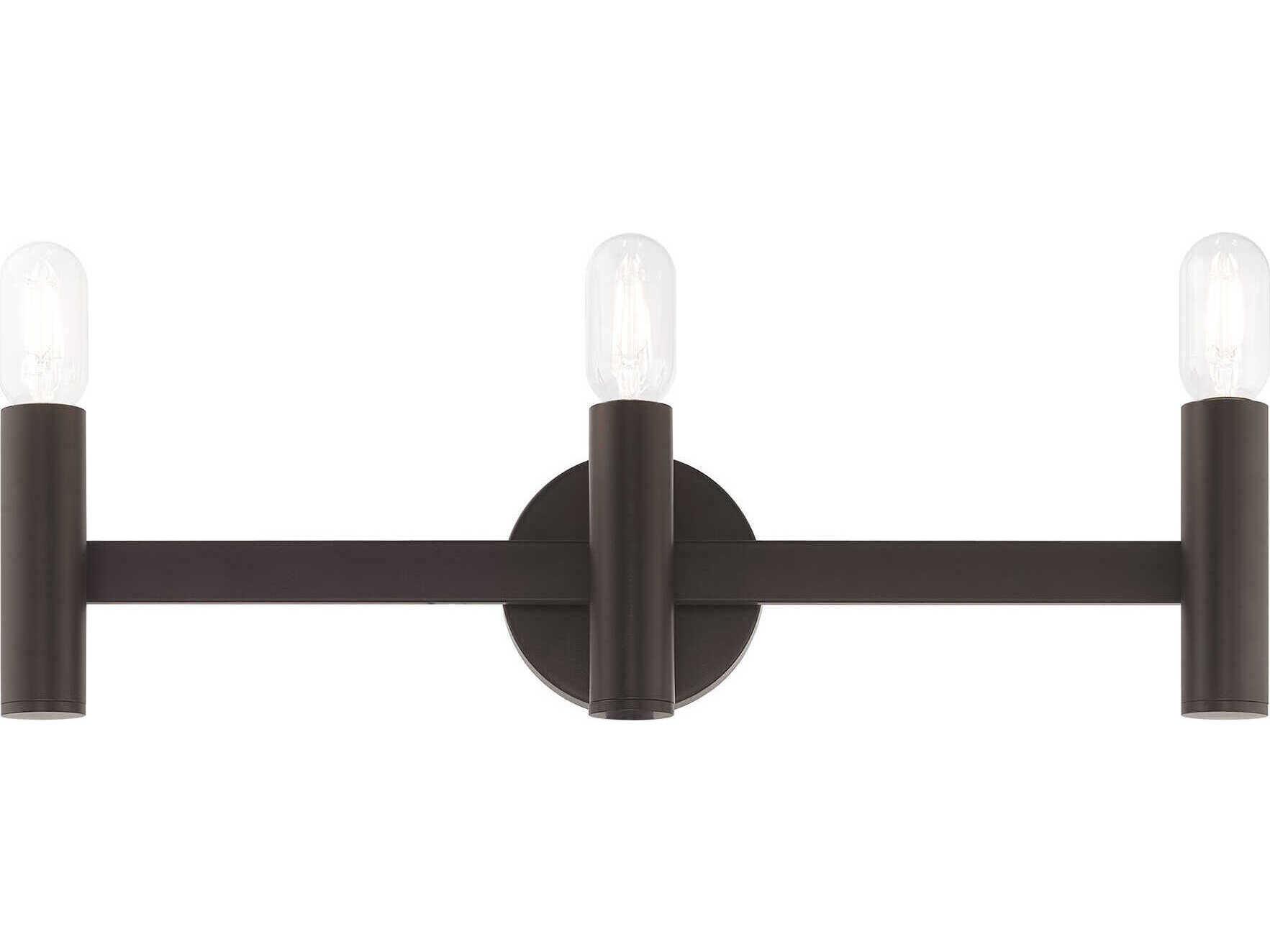 Livex Lighting Copenhagen 3-Light Bronze Vanity Light