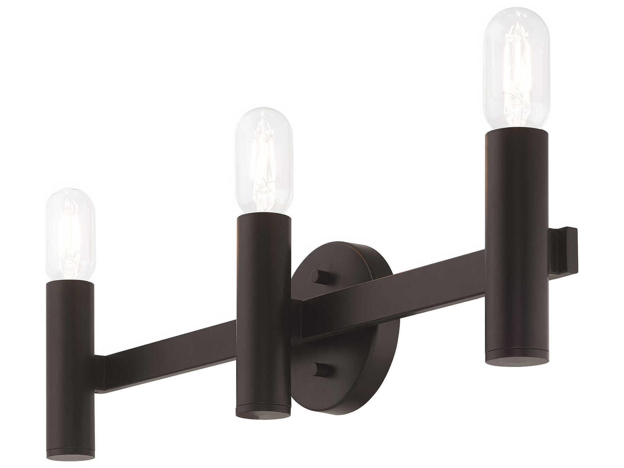 Livex Lighting Copenhagen 3-Light Bronze Vanity Light