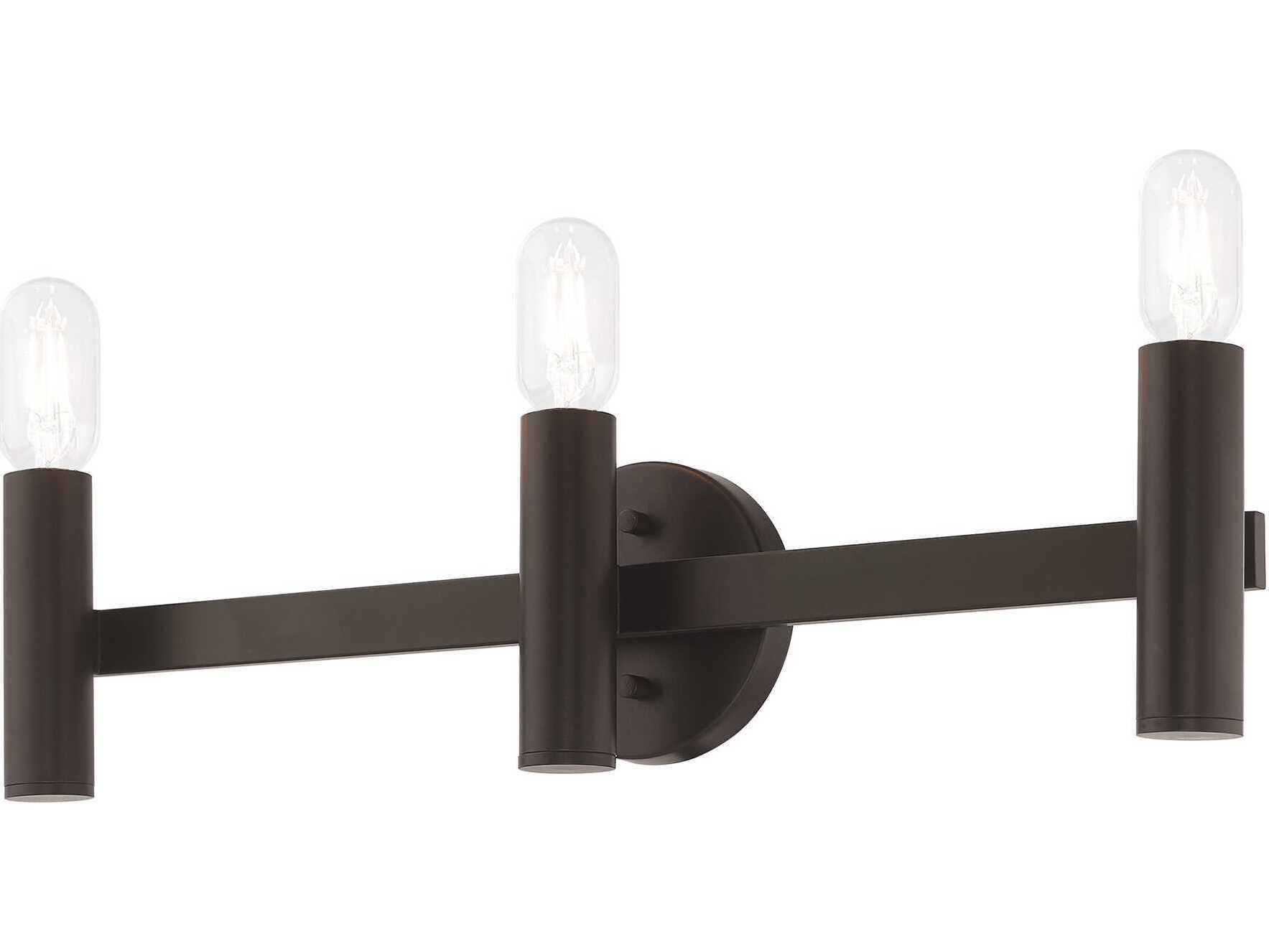 Livex Lighting Copenhagen 3-Light Bronze Vanity Light