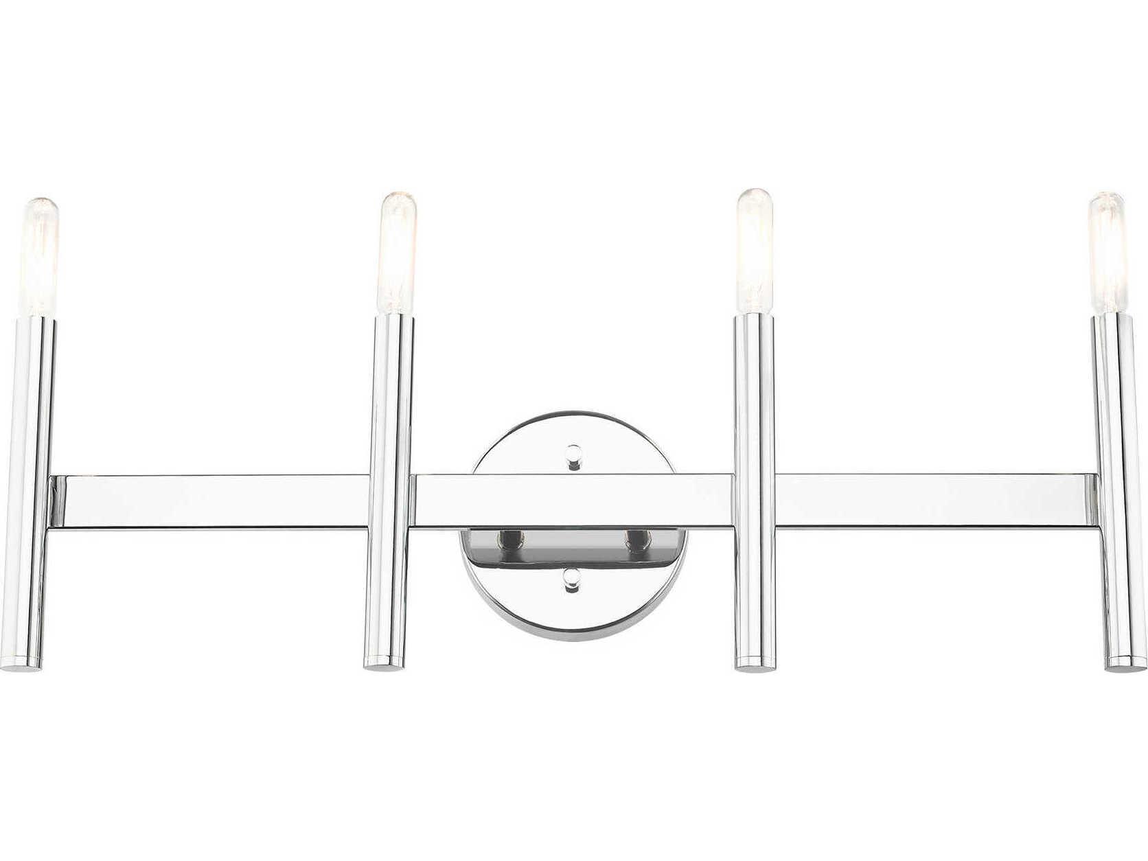 Livex Lighting Copenhagen 4-Light Polished Chrome Vanity Light