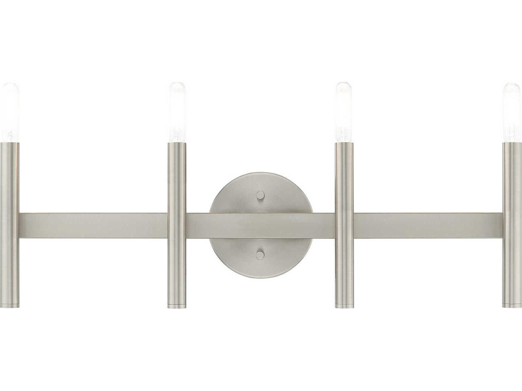 Livex Lighting Copenhagen 4-Light Brushed Nickel Vanity Light