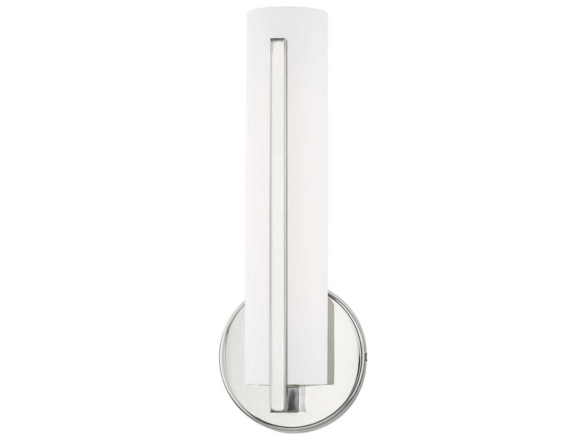 Livex Lighting Visby Polished Chrome LED Wall Sconce