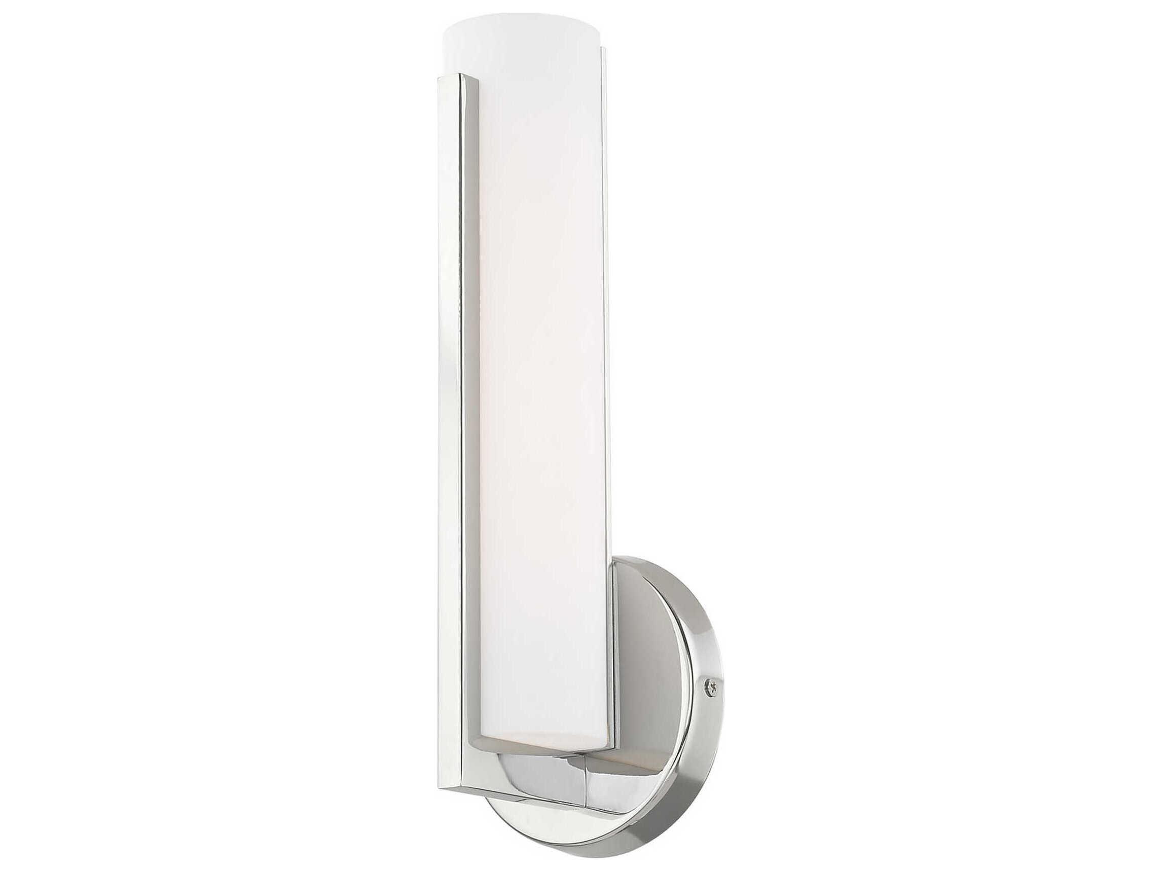 Livex Lighting Visby Polished Chrome LED Wall Sconce