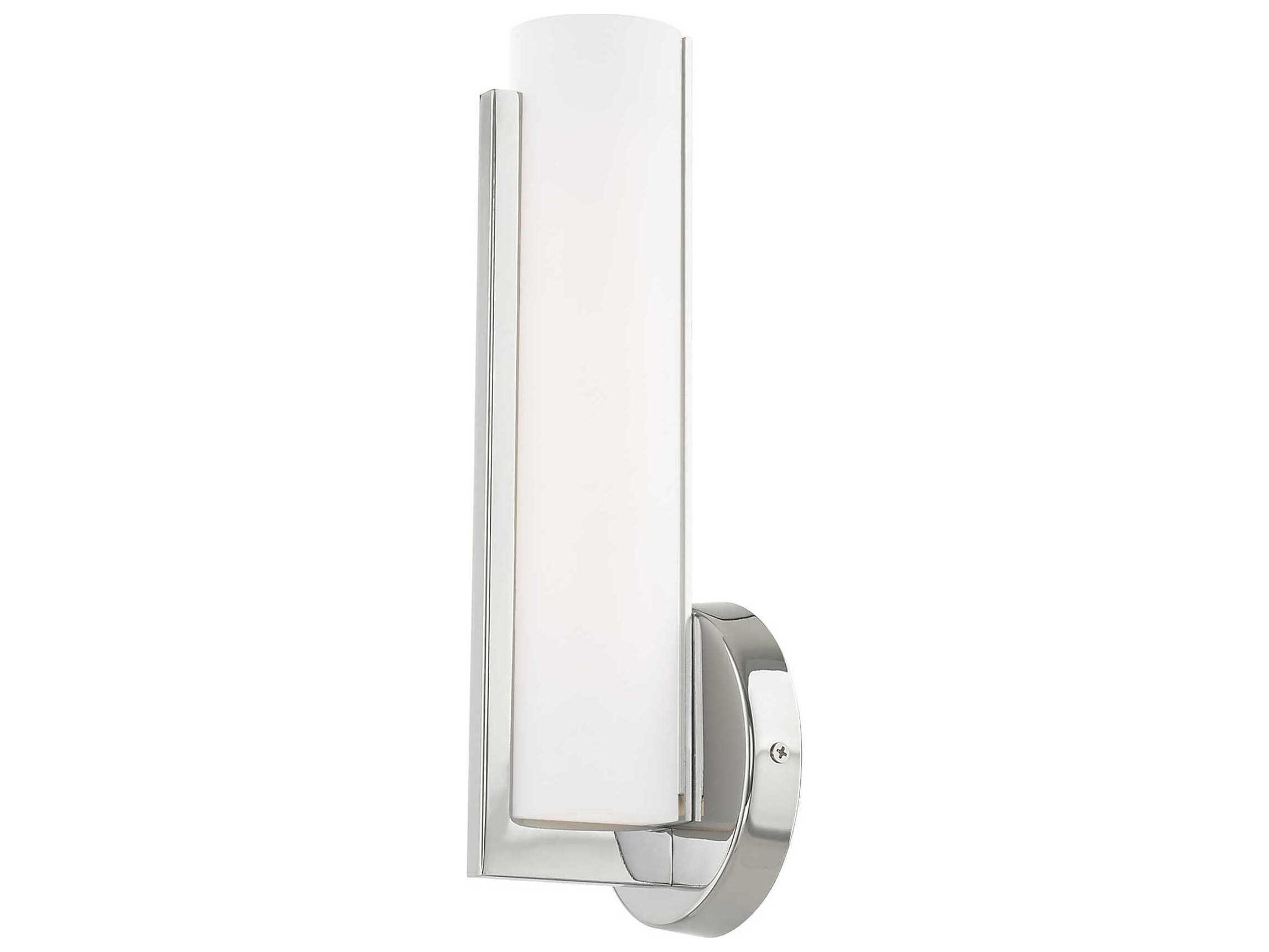 Livex Lighting Visby Polished Chrome LED Wall Sconce