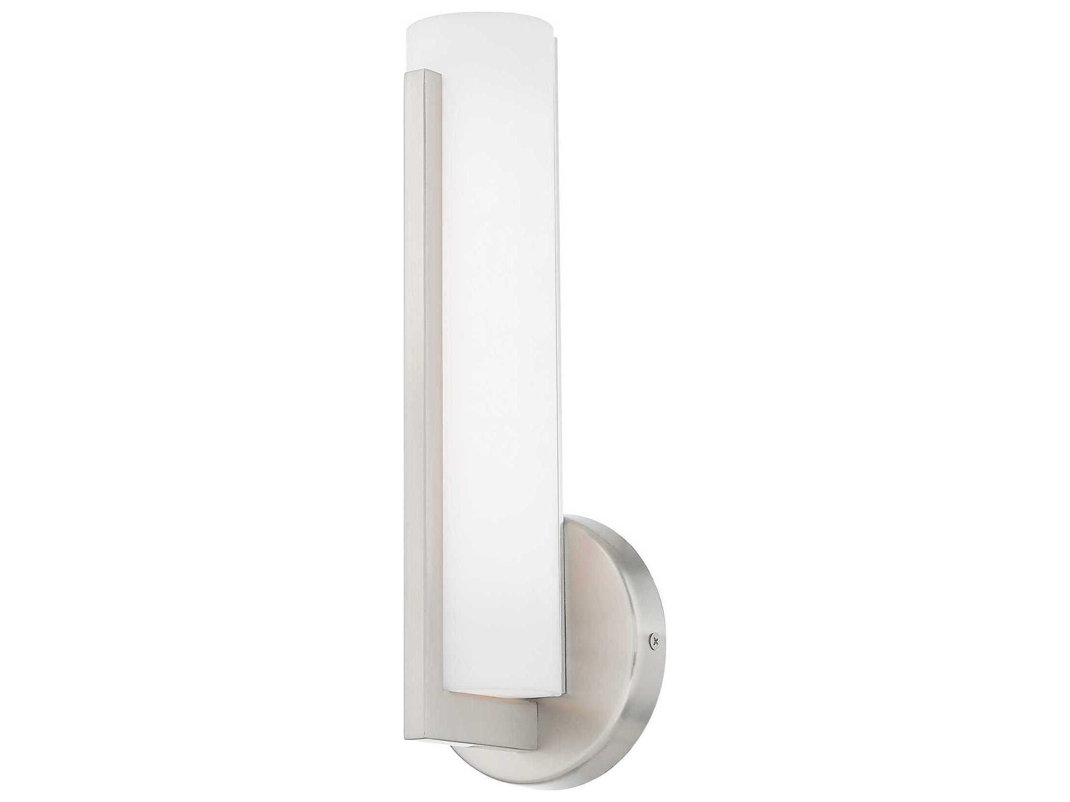 Livex Lighting Visby Brushed Nickel LED Wall Sconce