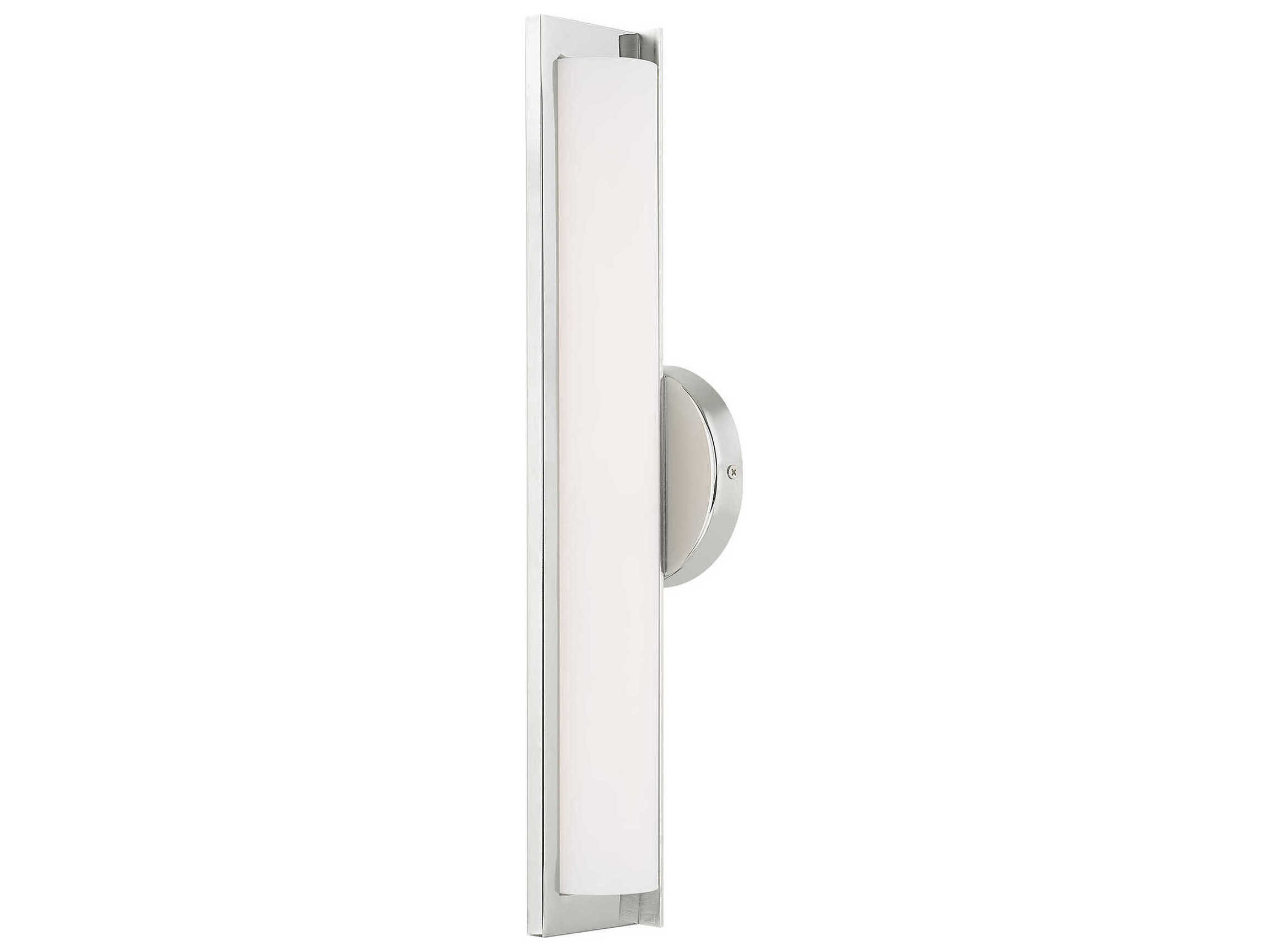 Livex Lighting Visby Polished Chrome LED Wall Sconce