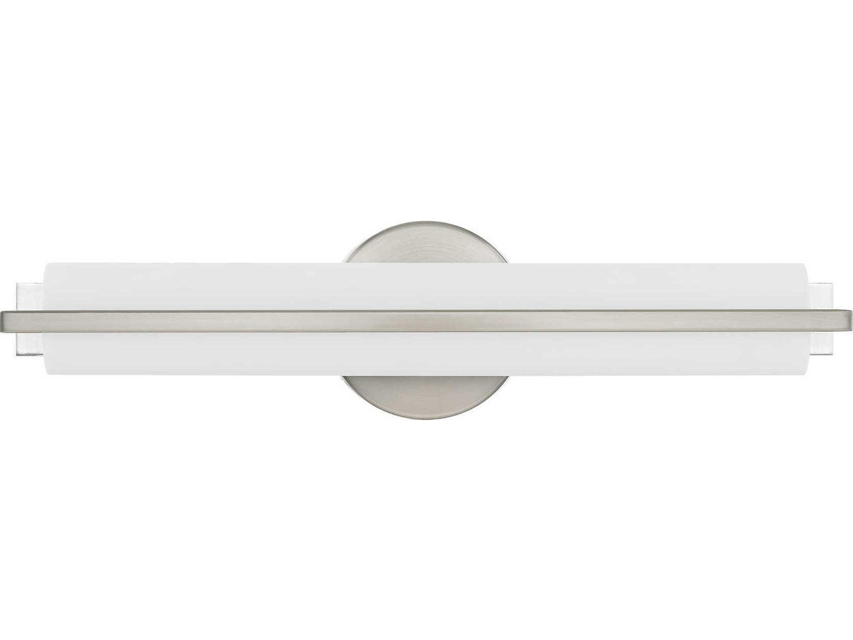 Livex Lighting Visby Brushed Nickel LED Wall Sconce