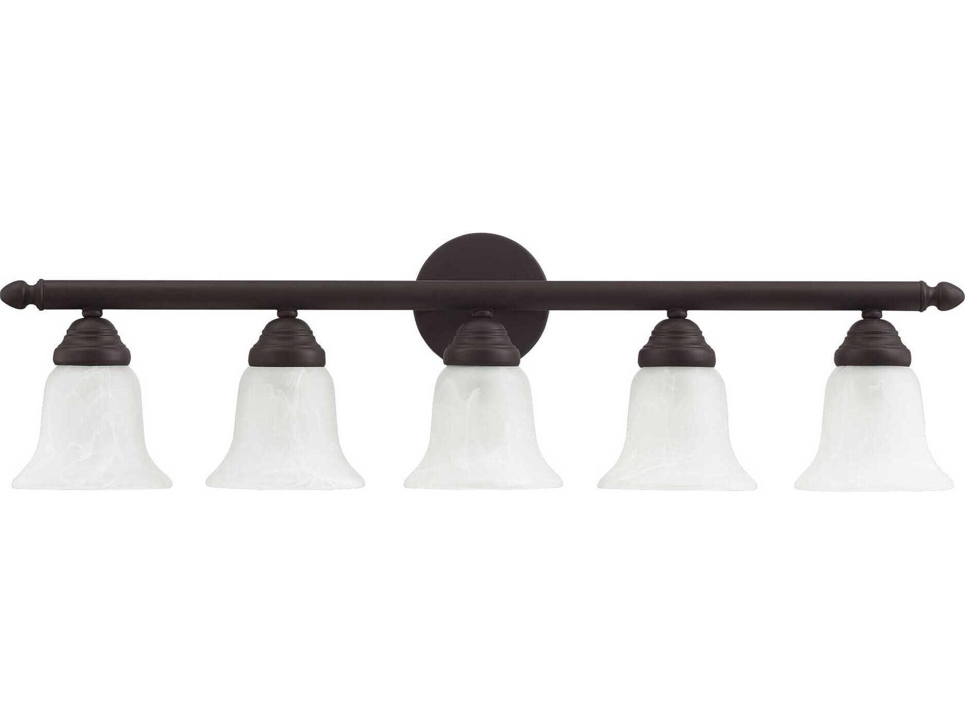 Livex Lighting Neptune 5-Light Bronze Glass Vanity Light