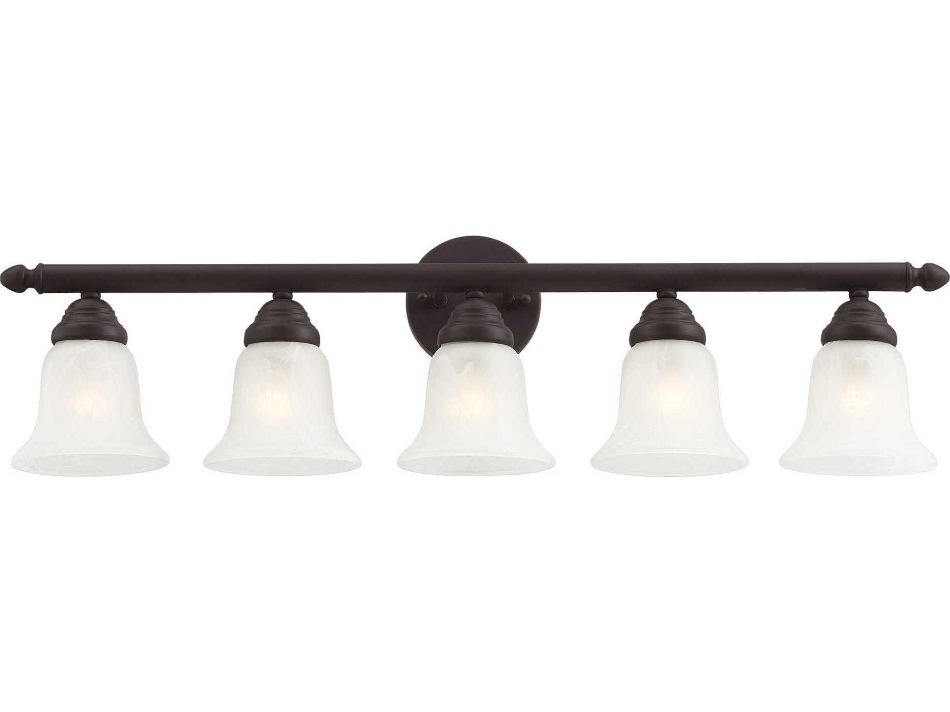 Livex Lighting Neptune 5-Light Bronze Glass Vanity Light