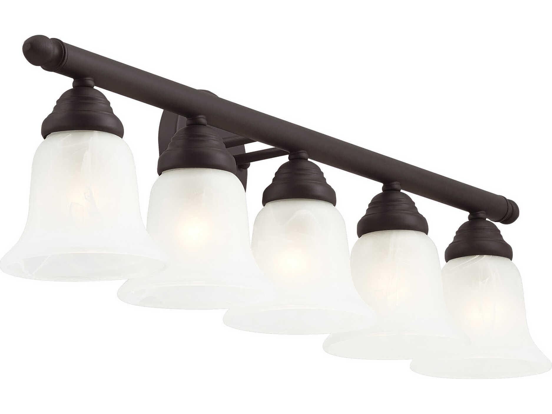 Livex Lighting Neptune 5-Light Bronze Glass Vanity Light