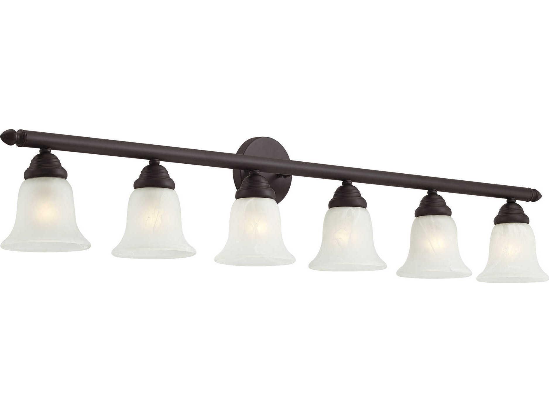 Livex Lighting Neptune 6-Light Bronze Glass Vanity Light