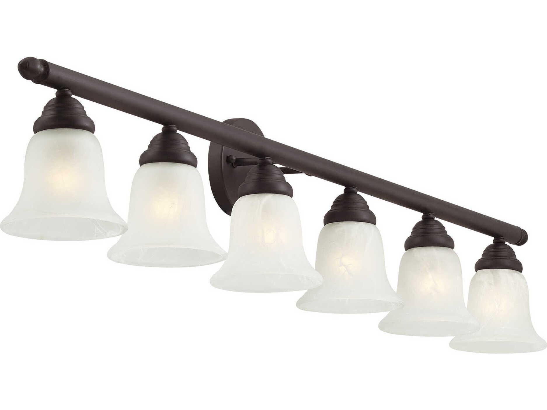 Livex Lighting Neptune 6-Light Bronze Glass Vanity Light