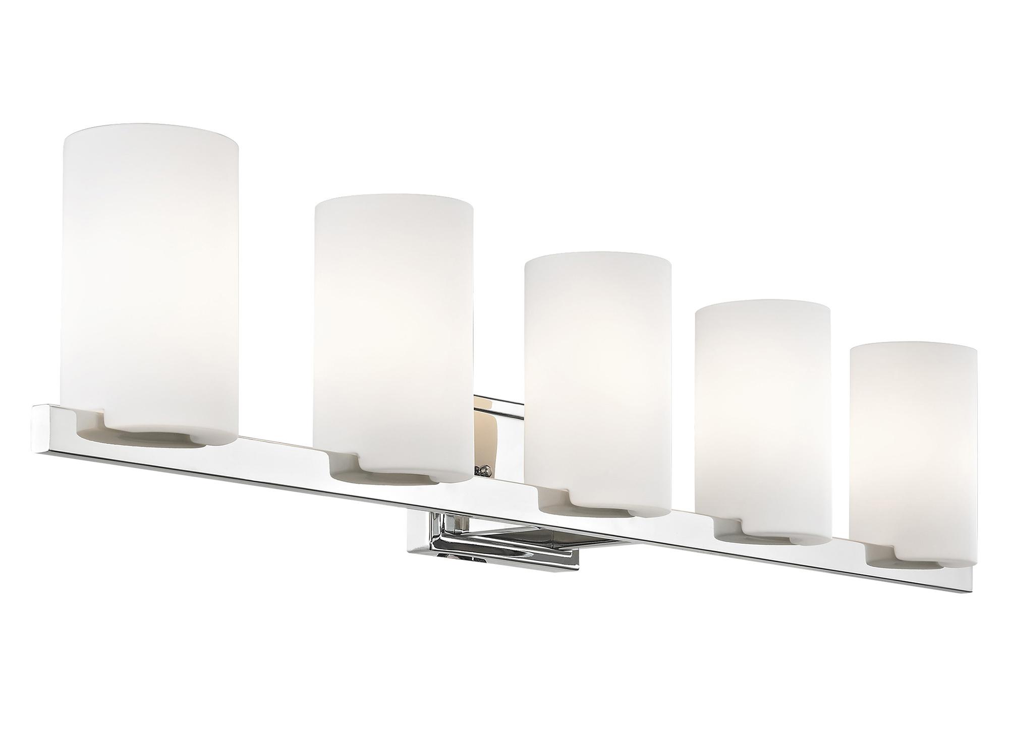 Livex Lighting Astoria 5-Light Chrome Glass Vanity Light