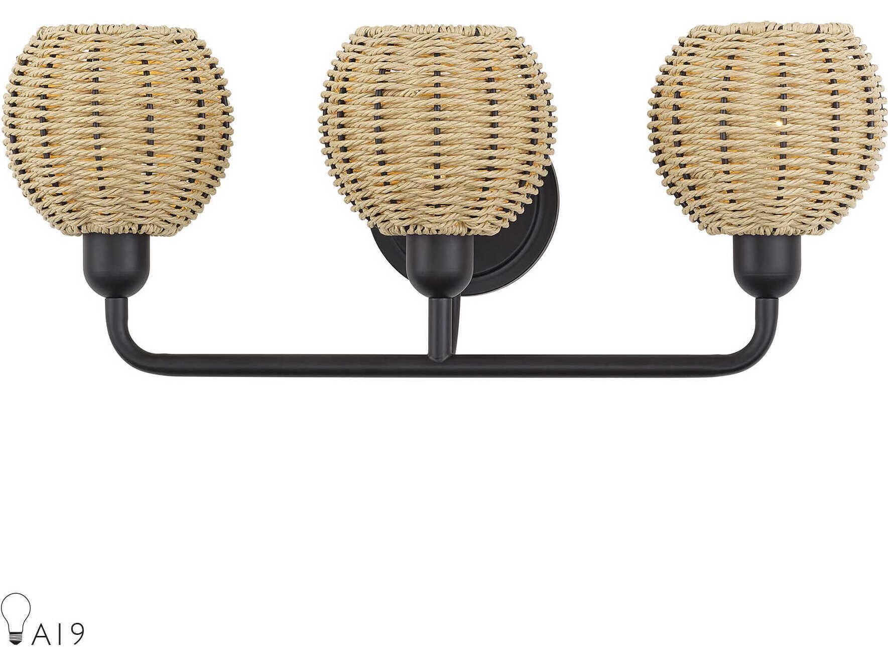 Livex Lighting Summervine 3-Light Bronze Vanity Light