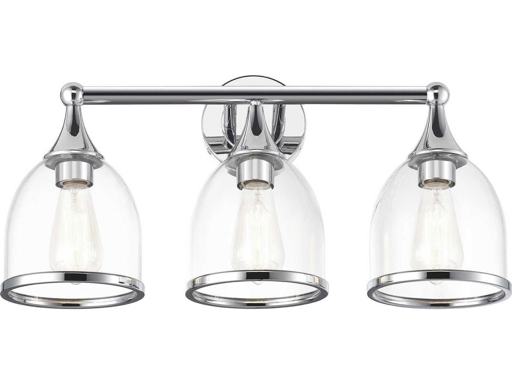Livex Lighting Ashridge 3-Light Polished Chrome Vanity Light