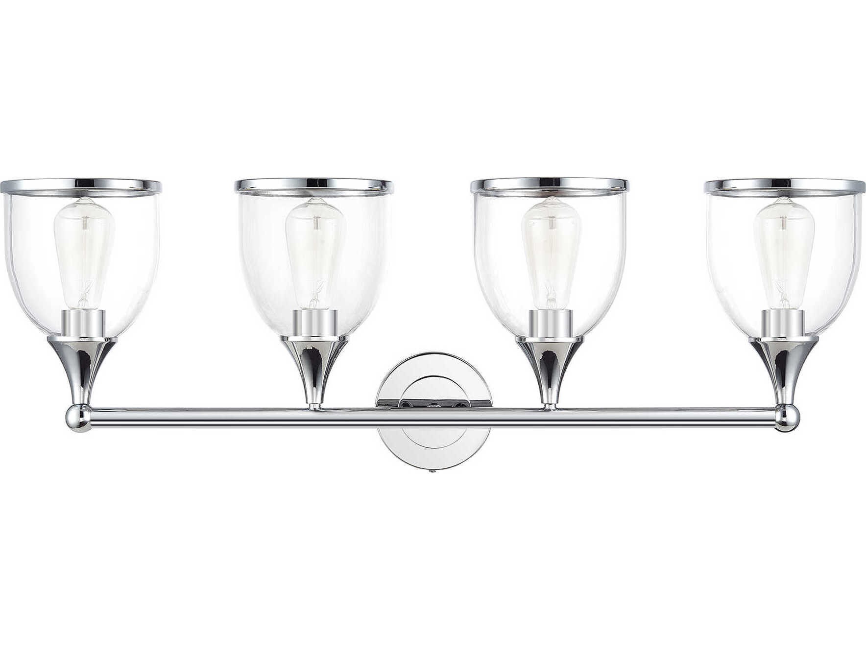 Livex Lighting Ashridge 4-Light Polished Chrome Vanity Light