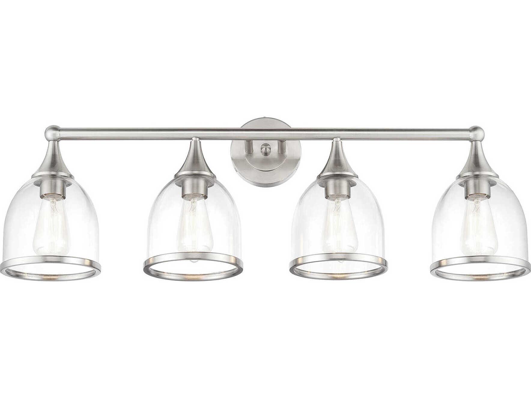 Livex Lighting Ashridge 4-Light Brushed Nickel Vanity Light
