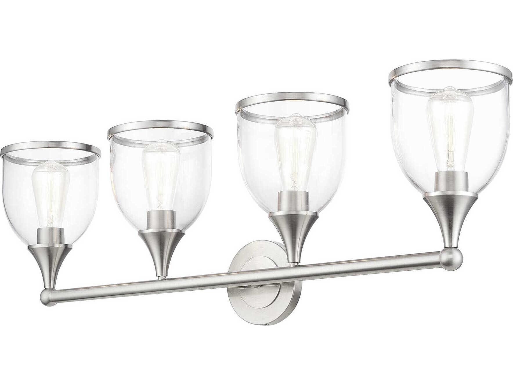 Livex Lighting Ashridge 4-Light Brushed Nickel Vanity Light