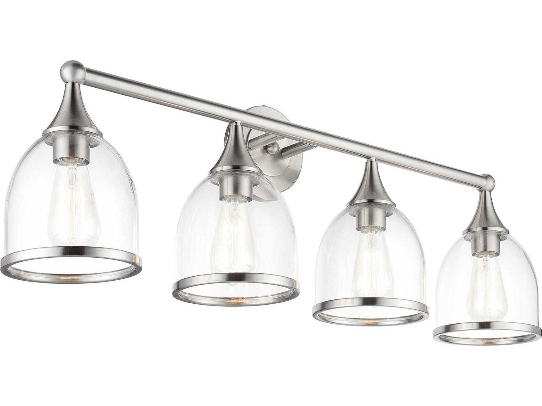 Livex Lighting Ashridge 4-Light Brushed Nickel Vanity Light