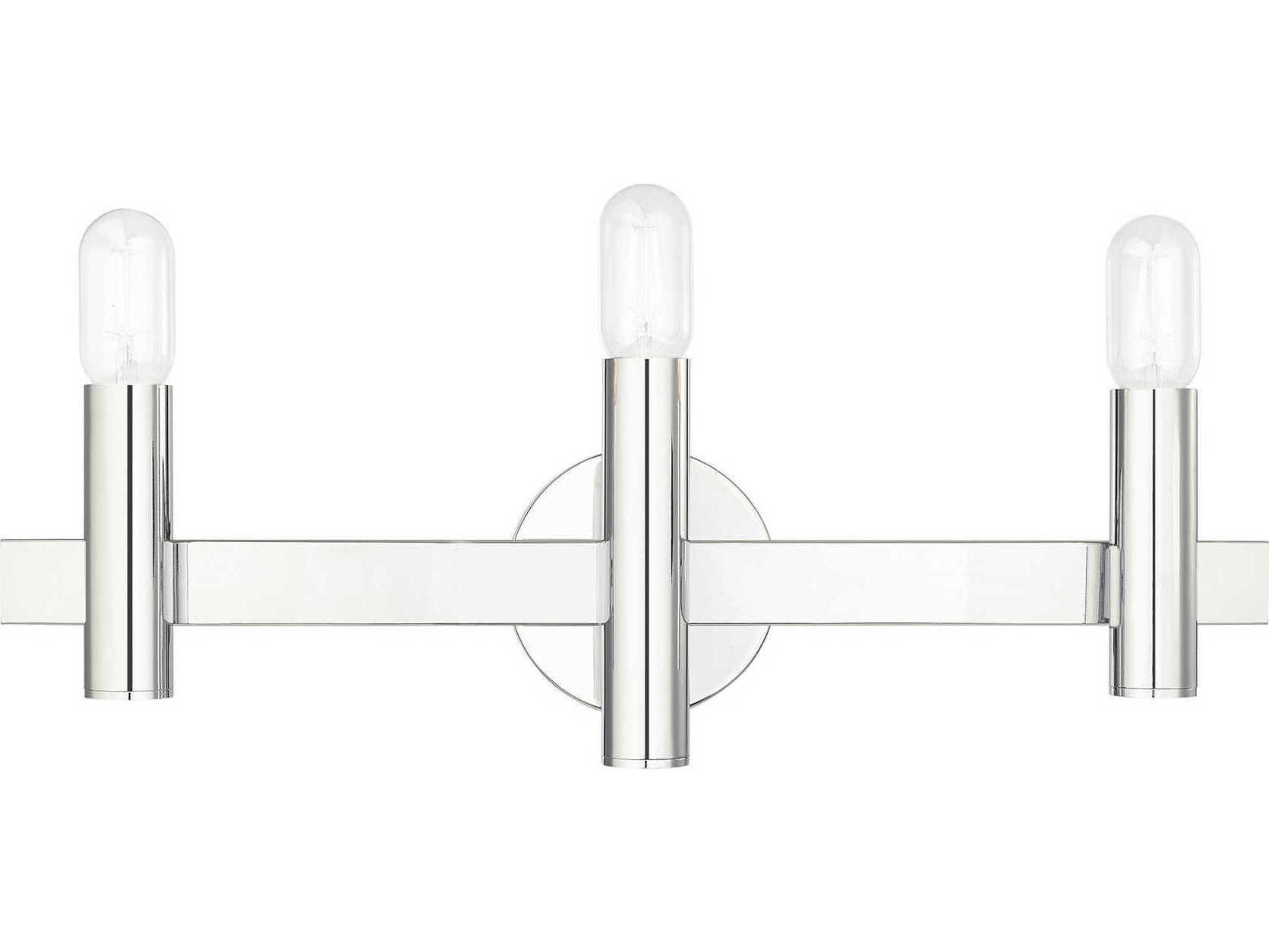Livex Lighting Helsinki 3-Light Polished Chrome Vanity Light