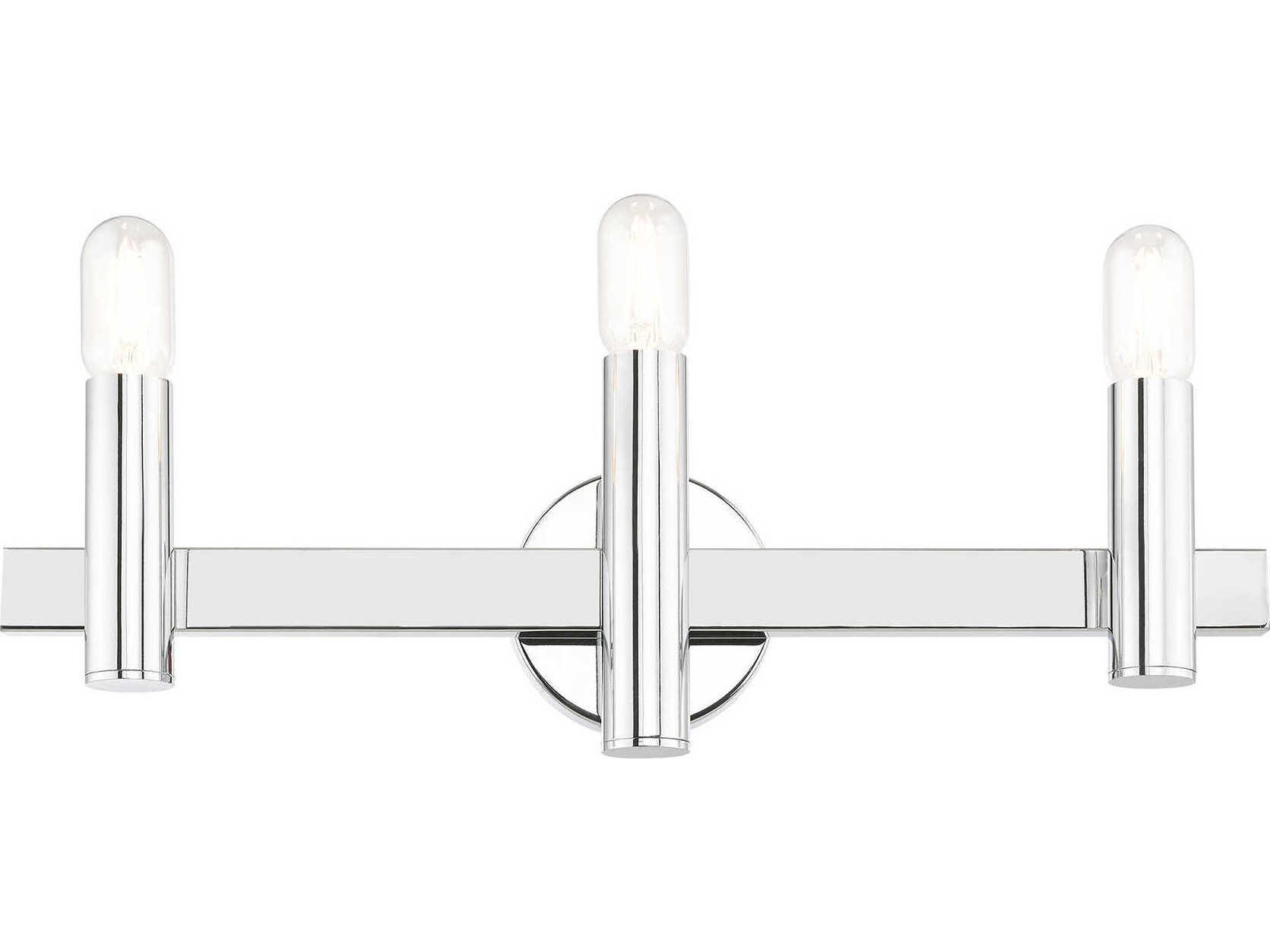 Livex Lighting Helsinki 3-Light Polished Chrome Vanity Light