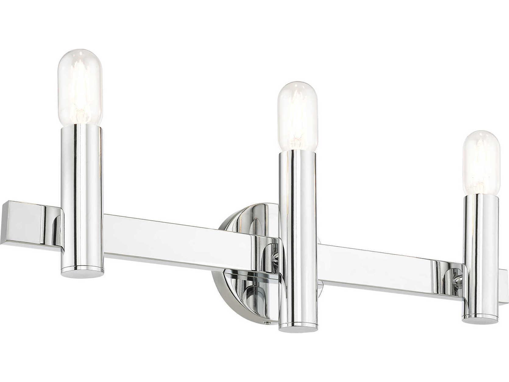 Livex Lighting Helsinki 3-Light Polished Chrome Vanity Light