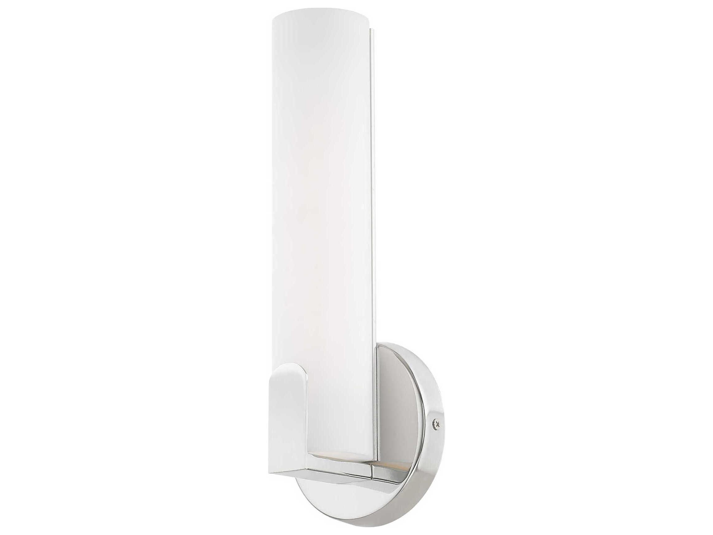 Livex Lighting Lund Polished Chrome LED Wall Sconce