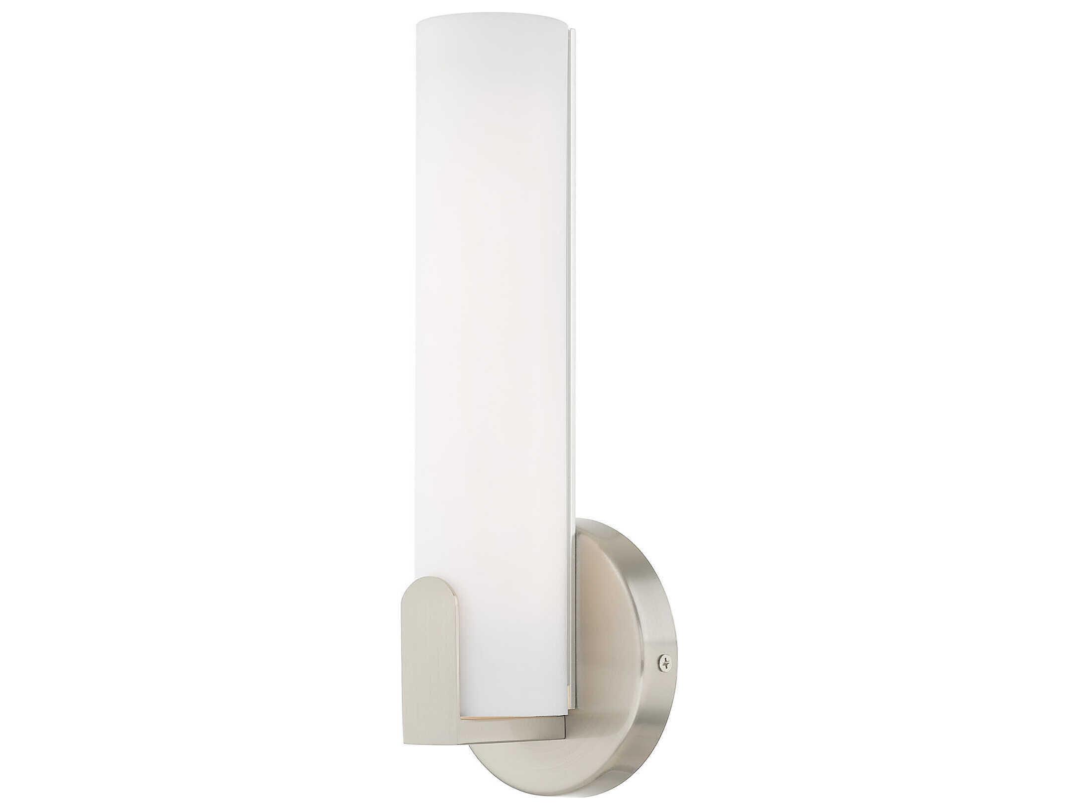 Livex Lighting Lund Brushed Nickel LED Wall Sconce