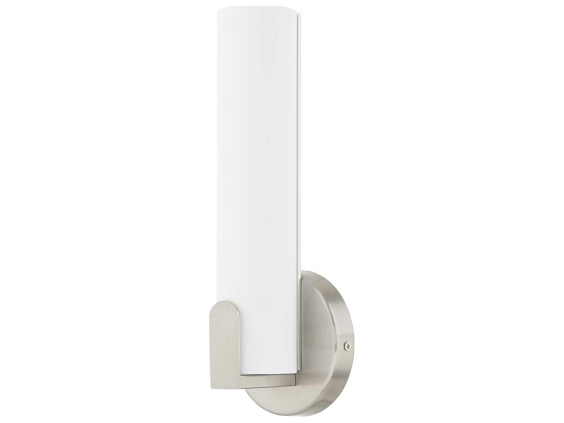Livex Lighting Lund Brushed Nickel LED Wall Sconce