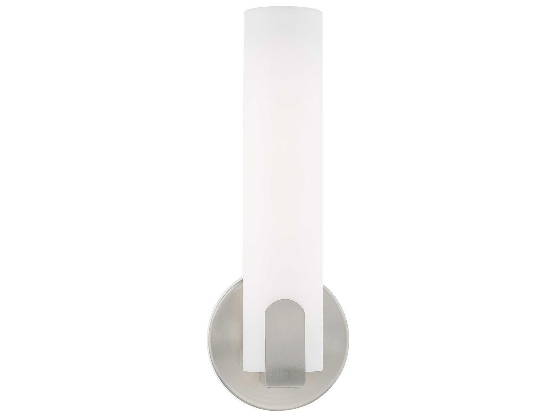 Livex Lighting Lund Brushed Nickel LED Wall Sconce