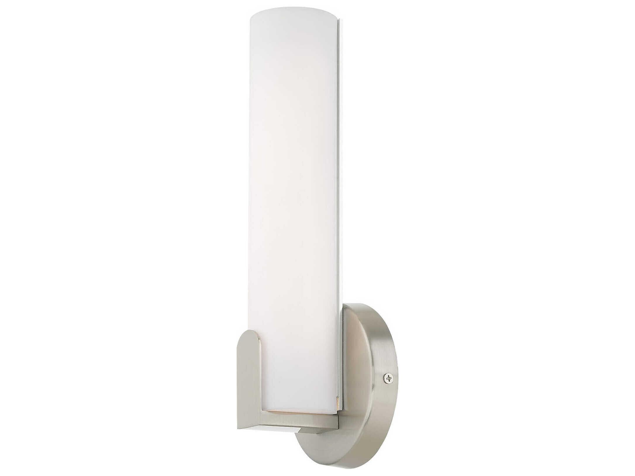 Livex Lighting Lund Brushed Nickel LED Wall Sconce